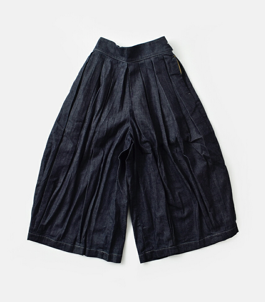 楽天市場】HARVESTY ハーベスティ デニム サーカス キュロットパンツ