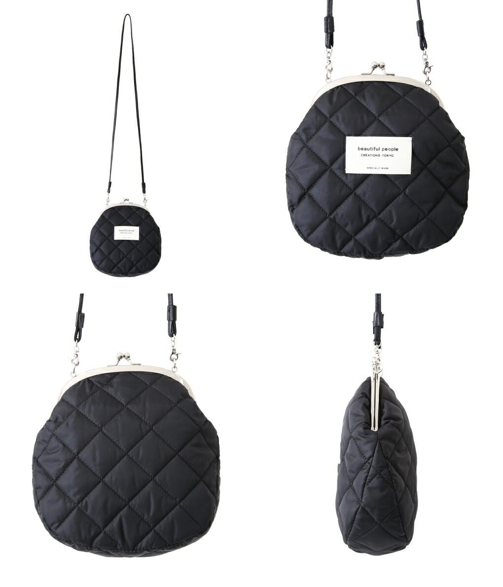 beautiful people がま口バッグ