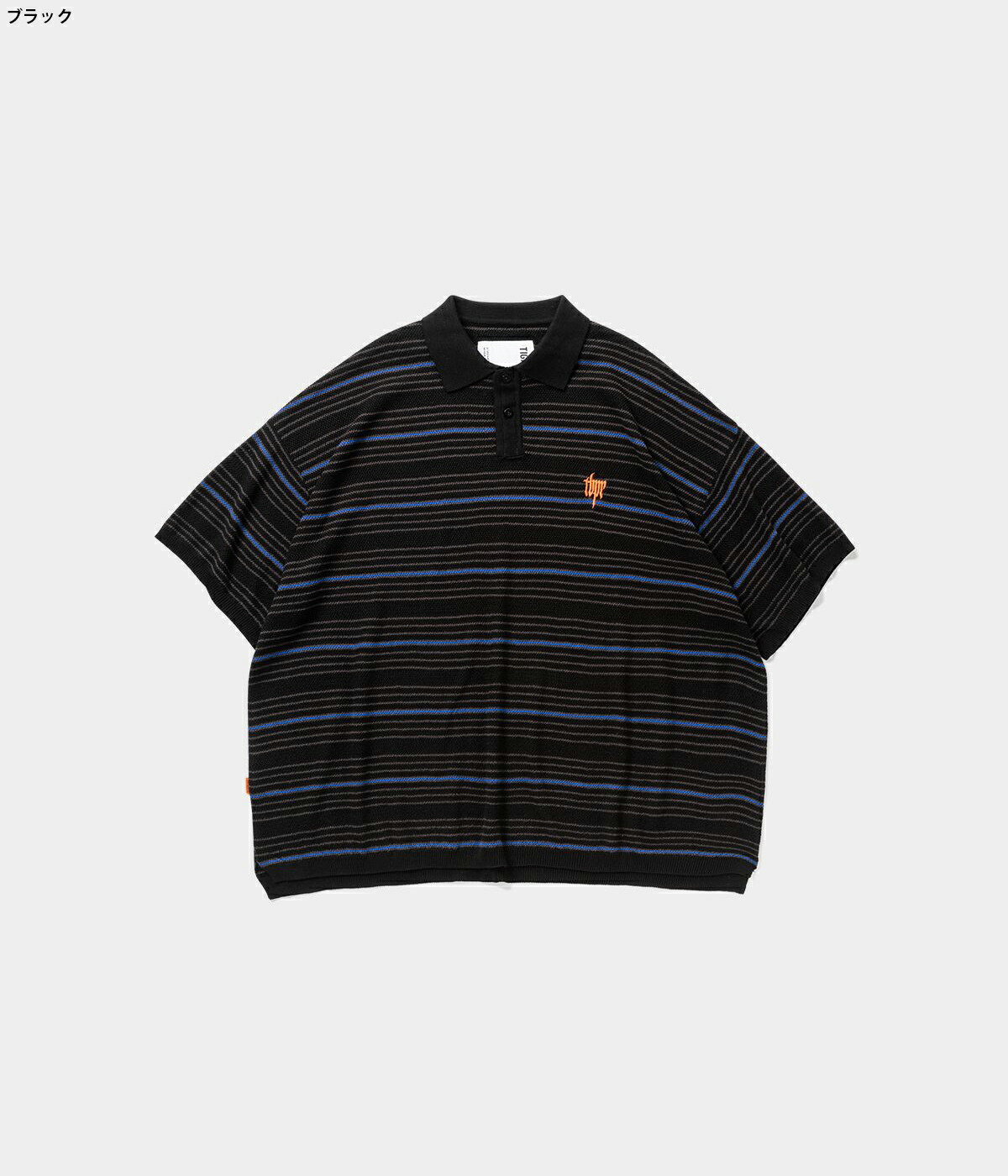 楽天市場】[送料無料]TIGHTBOOTH : TBPR / BORDER KNIT POLO SHIRT