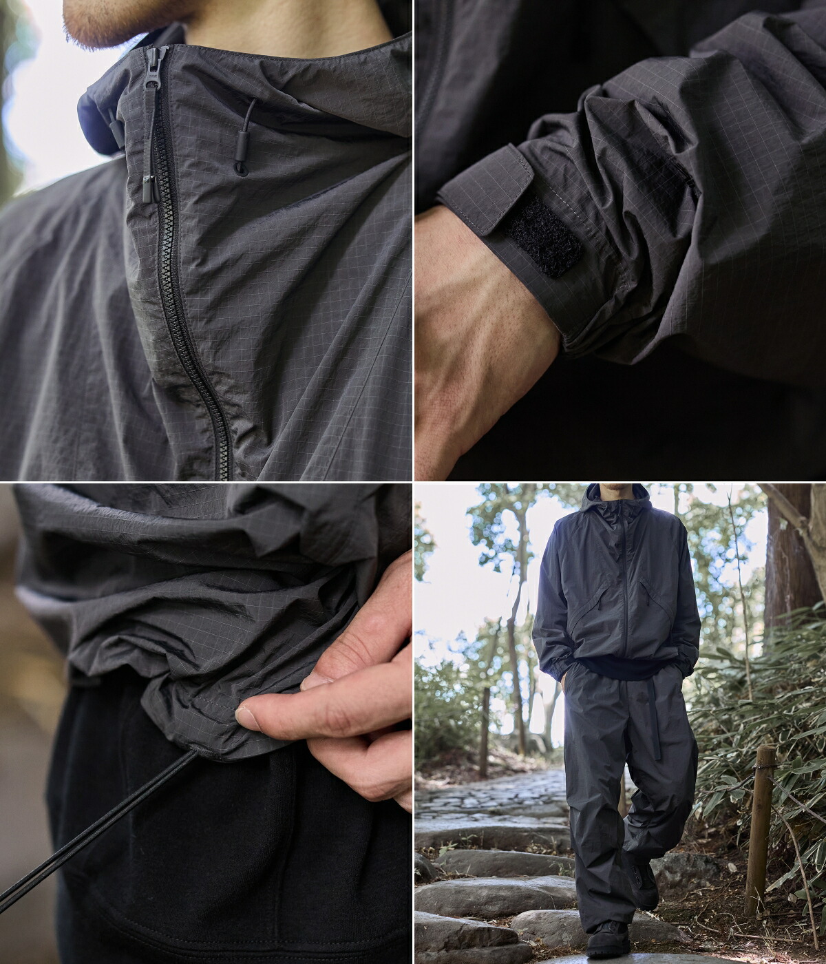 楽天市場】[送料無料]Goldwin : 別注 Dope Dyed Rip-stop Hooded