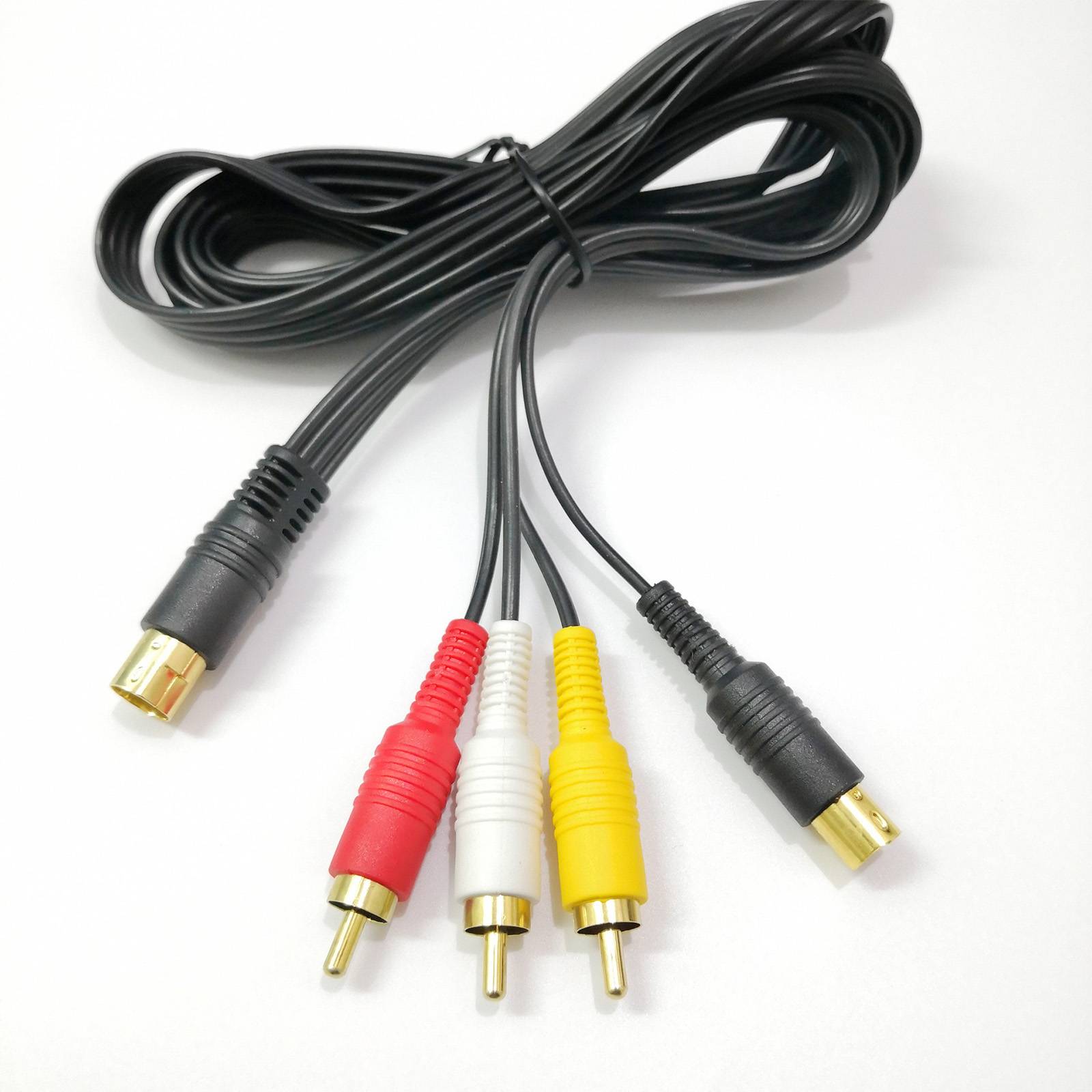 楽天市場】SS(セガサターン)用S端子付AVケーブル 10ピン ゲーム機