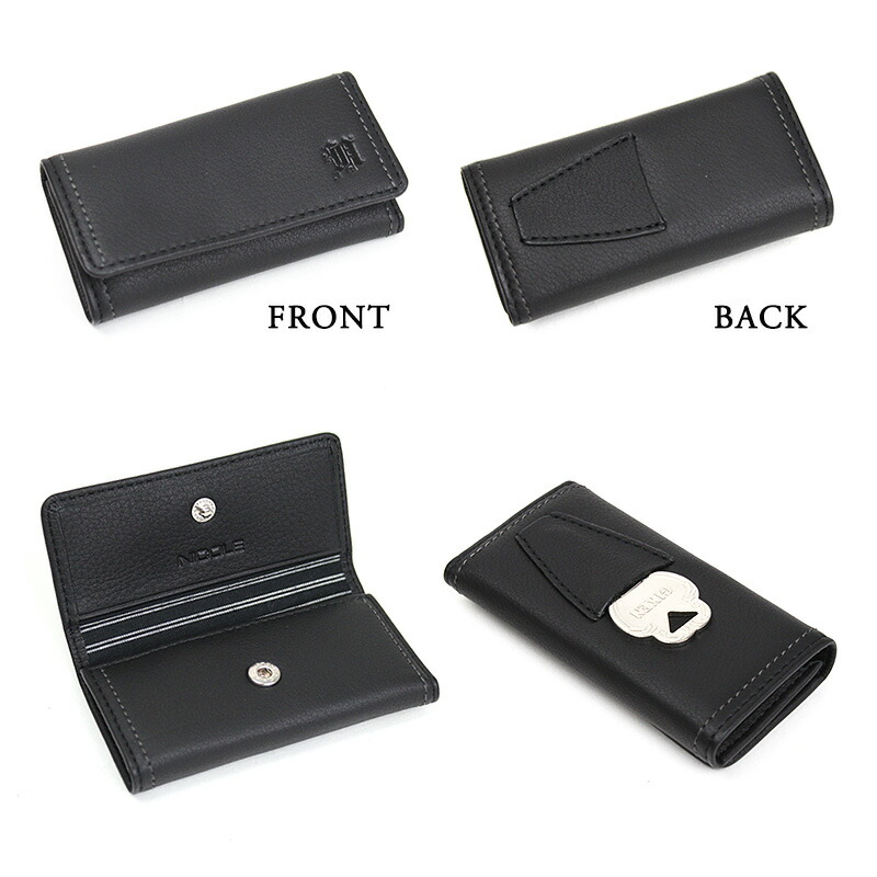 楽天市場】NICOLE ニコル メンディII 4連フックキーケース 牛革 本革