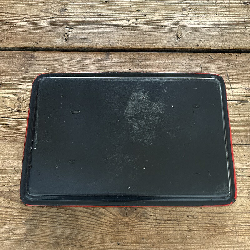 楽天市場】ブロカント ハンガリー 琺瑯トレイ 白 B アンティーク