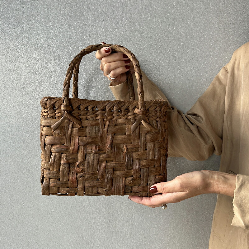 楽天市場】新入荷 山葡萄かごバッグ 太網代（中2）YB-117 長野県の里山