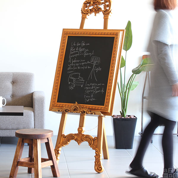 楽天市場】黒板 アンティーク 壁掛け ブラックボード メニュー