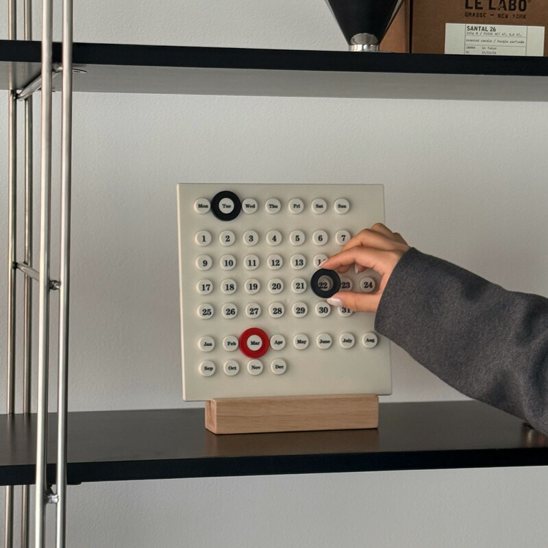 楽天市場】卓上 リング 万年カレンダー 20cm【ART OF BLACK】 : ART OF