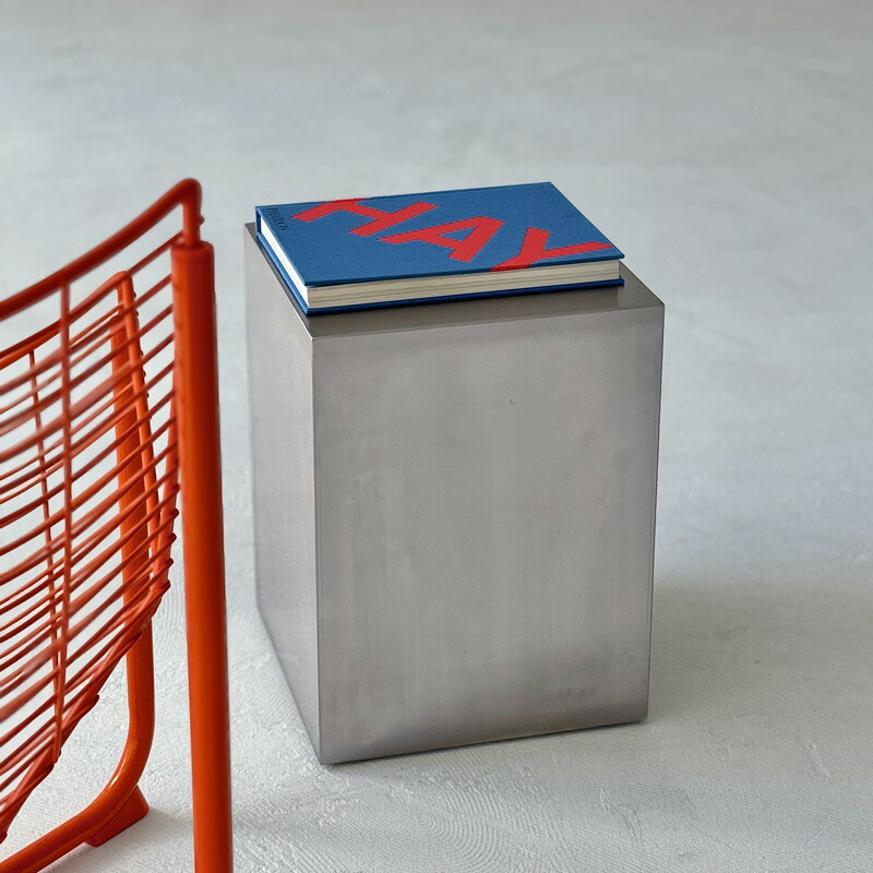 楽天市場】ステンレス スクエア サイドテーブル スツール H40 W30【ART