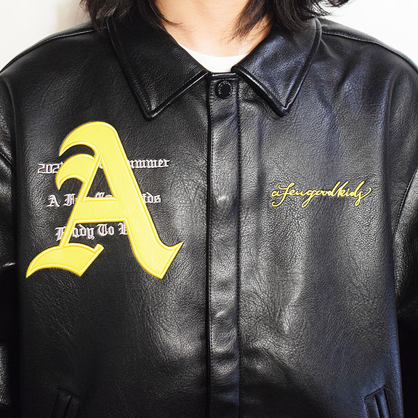 a few Goodkids バルキージャケット 黒/白 a few Goodkids バルキー