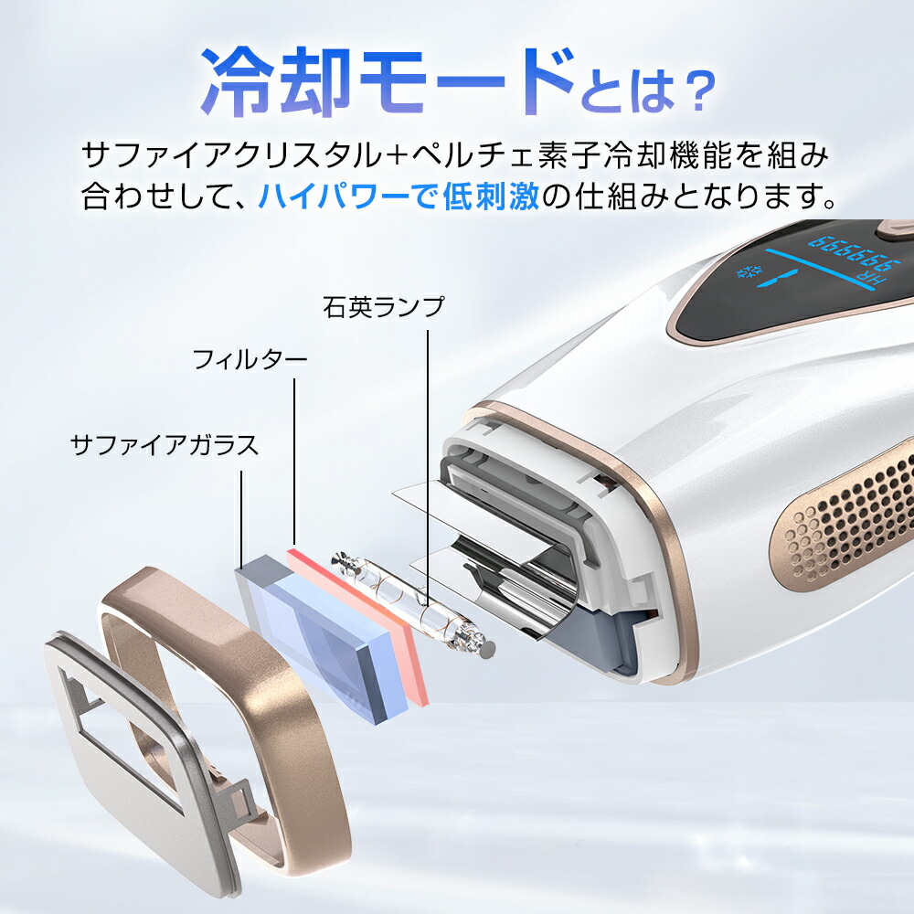楽天市場】【5倍ポイント＆クーポンで9,980円】 脱毛器 脱毛 光美容器