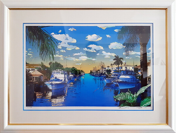 楽天市場】「我が心のマイアミ」□鈴木英人-版画（額装版画