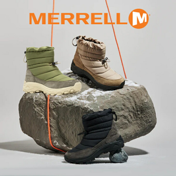 楽天市場】MERRELL WINTER MOC ZERO TALL J005609-BLACK J005611-CAMEL