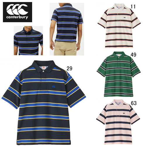 楽天市場】カンタベリー 半袖 ラガーシャツ メンズ canterbury