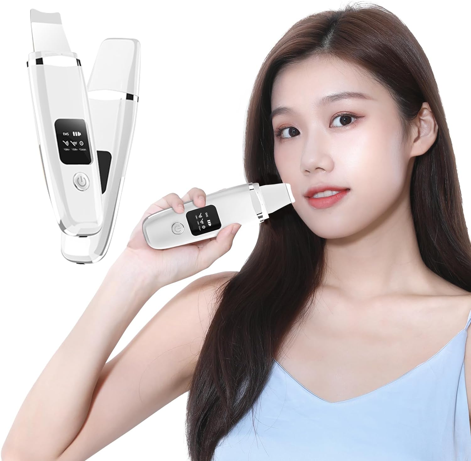 楽天市場】美顔器 ウォーターピーリング ems 超音波振動 ピーリング