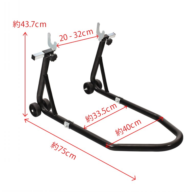 楽天市場】【送料無料】DIY バイクスタンド リア用 メンテナンス