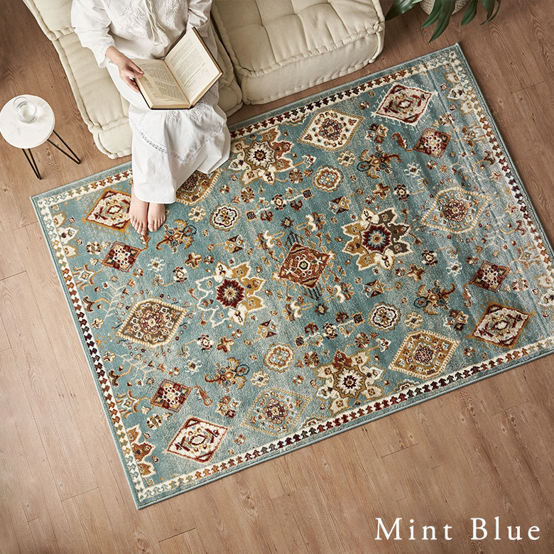 楽天市場】ラグ ラグマット ウィルトン織 クラシック 柄 エジプト製 約