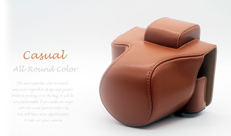 楽天市場】CANON EOS M5 kissM2 kissM対応 レザーカメラケース カメラ