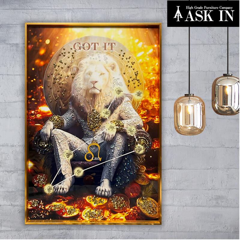 楽天市場】クリスタルアート ガットイット 41x61cm ライオン キング