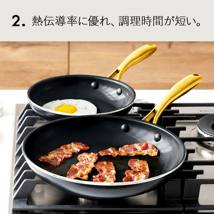 楽天市場】【レビュー特典あり】 [ GREENPAN ストゥディオ フライパン