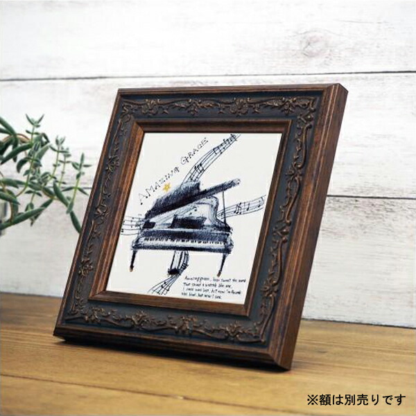 楽天市場】オブジェ アートタイル 音楽 ミュージック 100×100mm 額別売