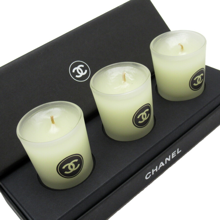 楽天市場】シャネル CHANEL キャンドル3点セット ココマーク