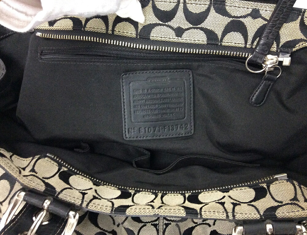 楽天市場】【中古】コーチ COACH トートバック シグネチャー ソーホー