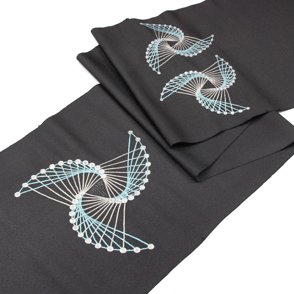 楽天市場】着物 帯 汕頭刺繍相良刺繍 九寸名古屋帯 お太鼓柄 [商品番号