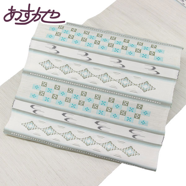 楽天市場】着物 帯 九寸名古屋帯 南風原花織 沖縄の宝 本場琉球 手織り