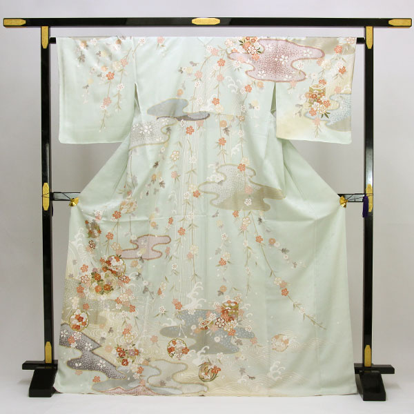 楽天市場】【お仕立て上がり】着物 正絹胴裏 新品 仕立済 金彩加工