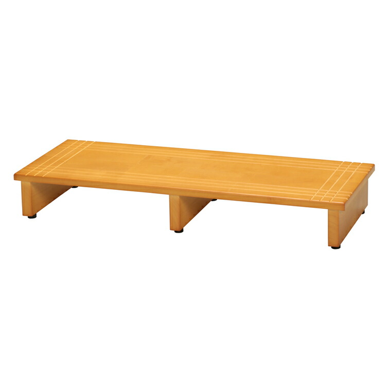 楽天市場】幅120cm 天然木玄関台 NK-1235 ( 玄関 アジャスター