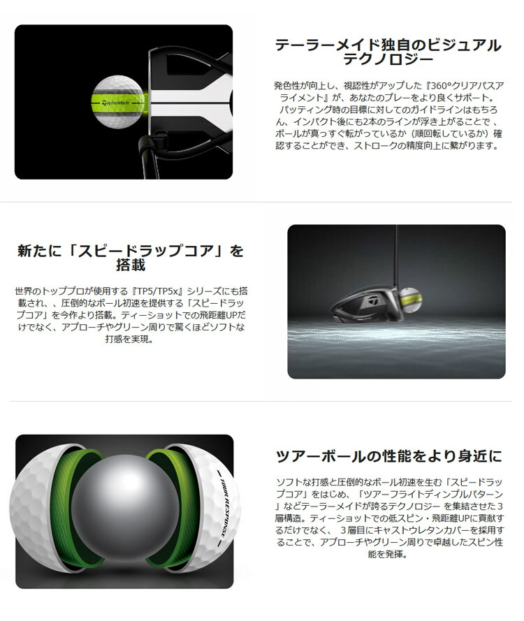 1/1～1/3までエントリー&抽選条件！【3ダースセット】テーラーメイド