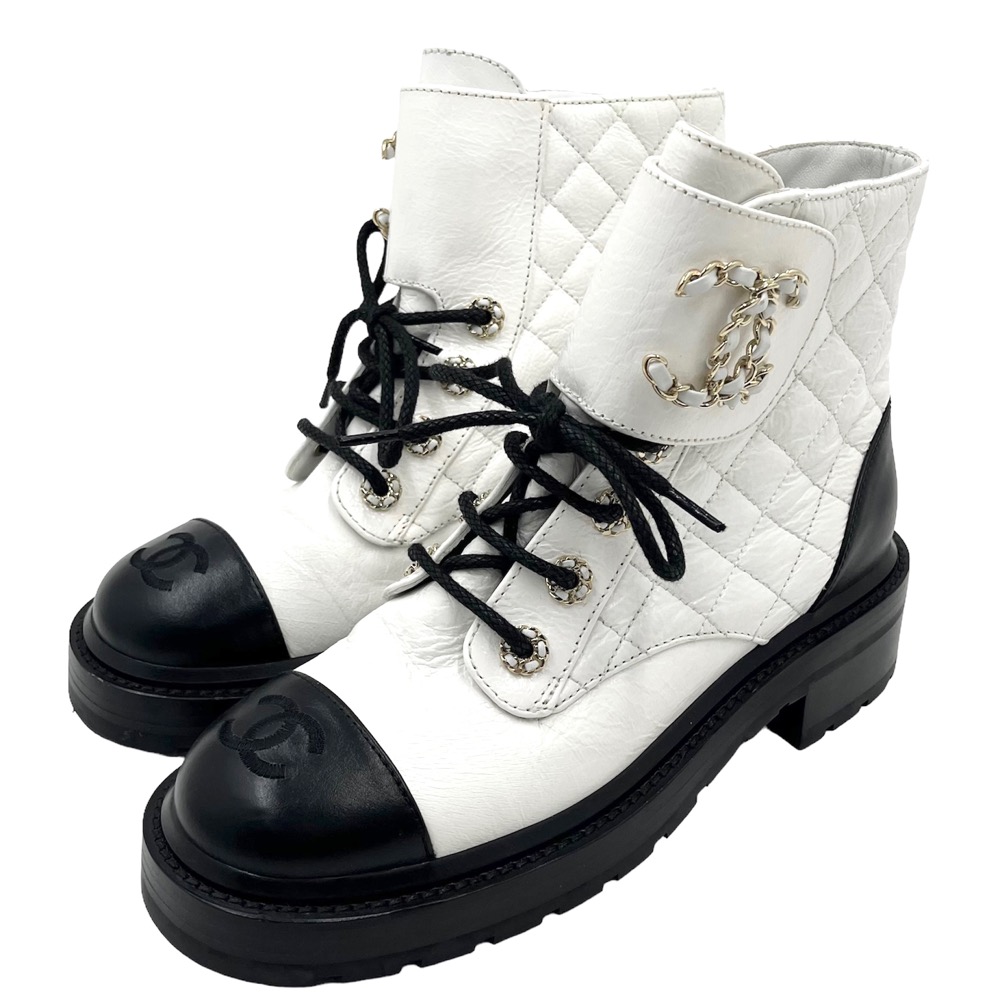 楽天市場】【限定価格】 シャネル ブーツ レディース マトラッセ