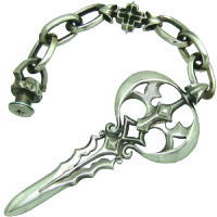 エネミー　ウォレットハンガー　シルバー925 フローラクロスシルバーウォレットチェーン Enemy(エネミー