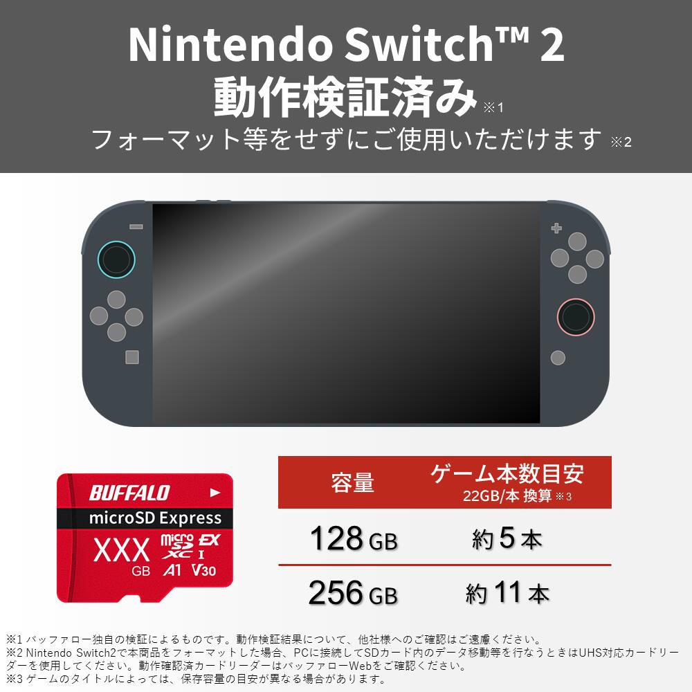 楽天市場】バッファロー SD Express対応microSDカード 128GB