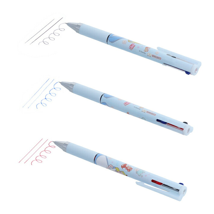 楽天市場】ディズニー ふしぎの国のアリス Juice up 3 3色ボールペン