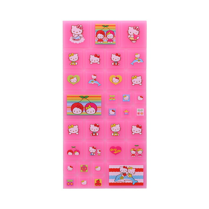 楽天市場】ハローキティ タイルシール Y2K柄 4901770742670 [M便 1/18
