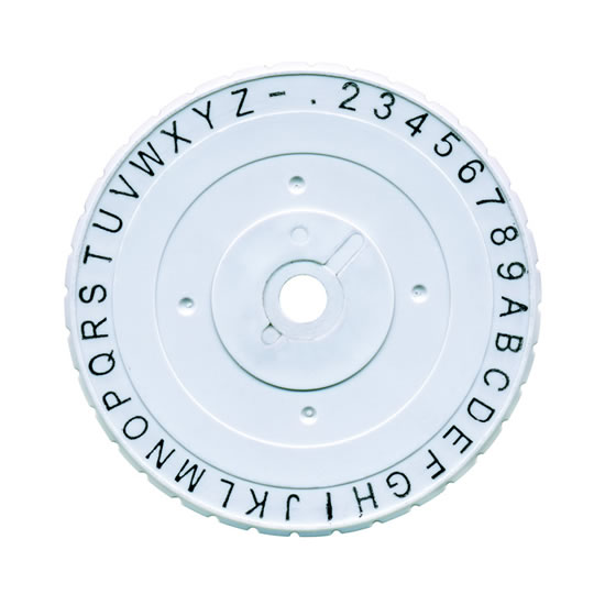 楽天市場】ダイモ DYMO 文字盤 アルファベット横文字188D DM68420