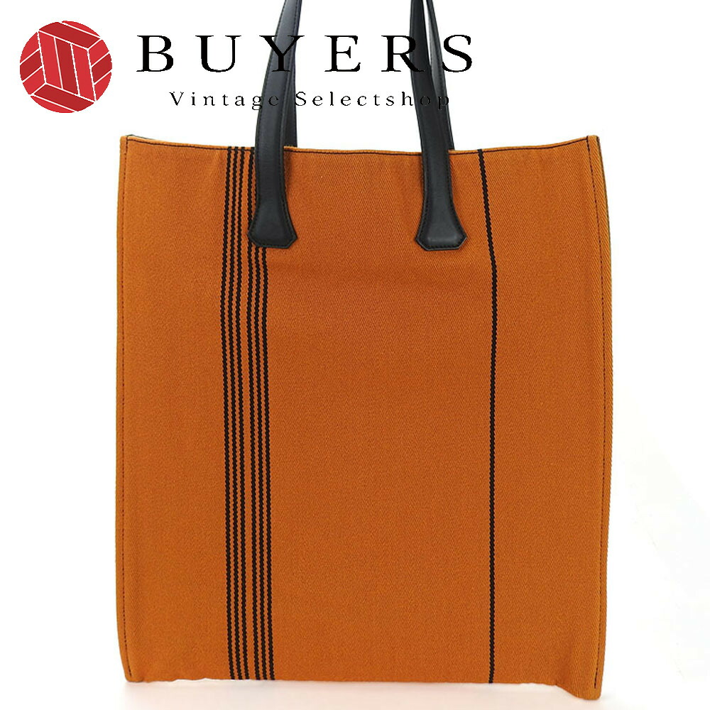 楽天市場】【中古】エルメス トートバッグ ポタモスカバスGM オレンジ