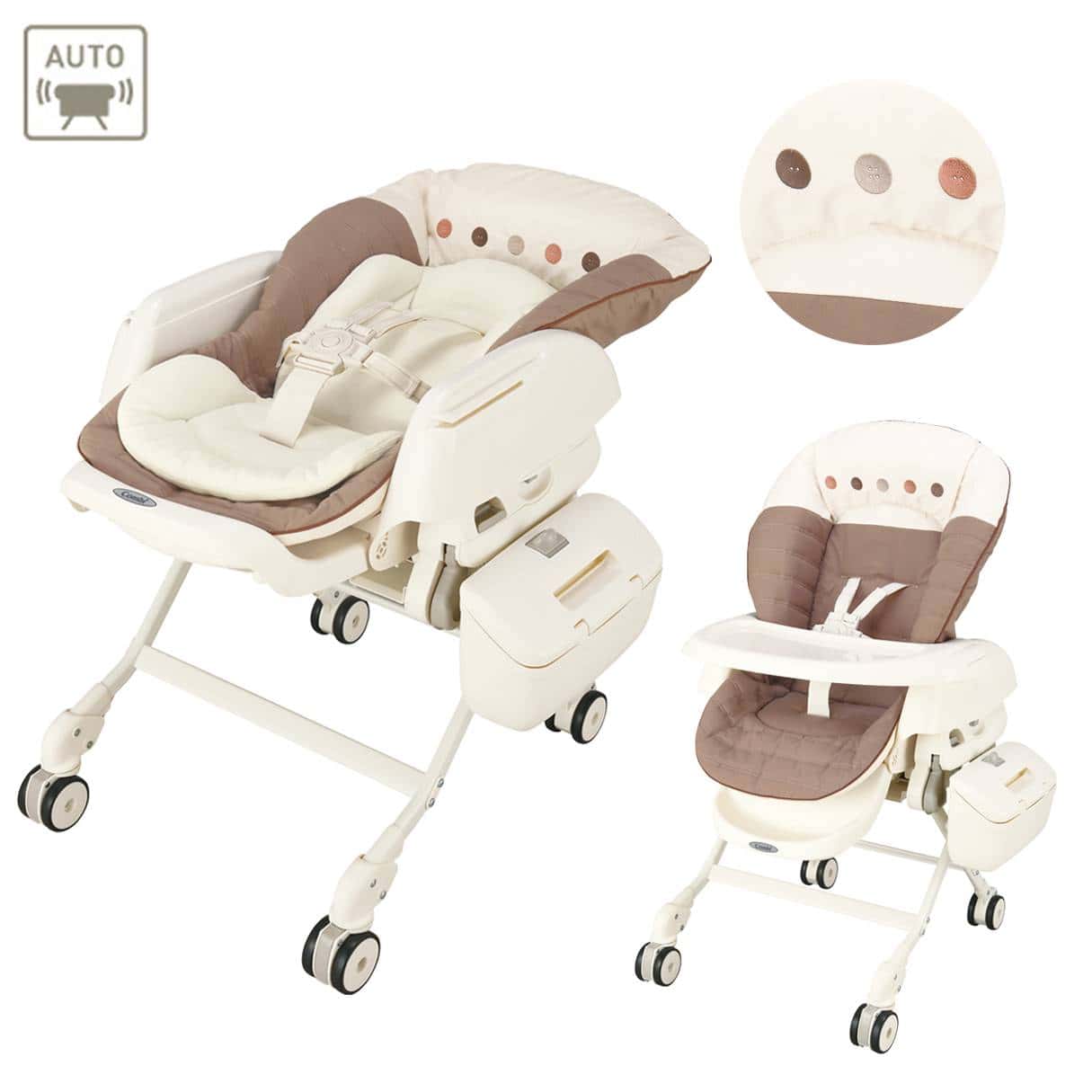 楽天市場】コンビ(Combi) ネムリラ オート スイング エッグショック BE