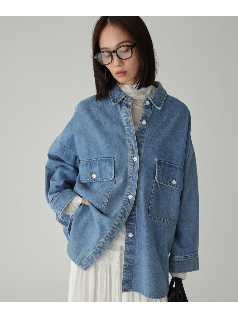 楽天市場】デニムビッグシャツ BABYLONE バビロン トップス シャツ