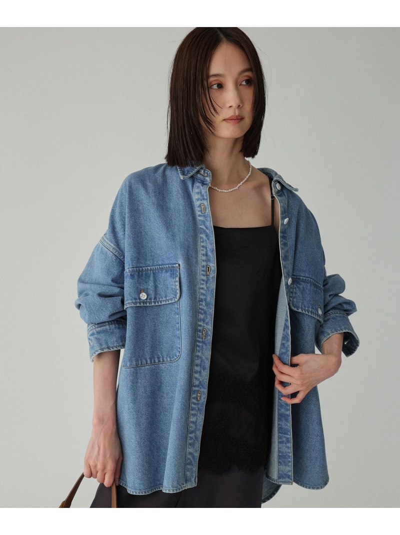 楽天市場】デニムビッグシャツ BABYLONE バビロン トップス シャツ