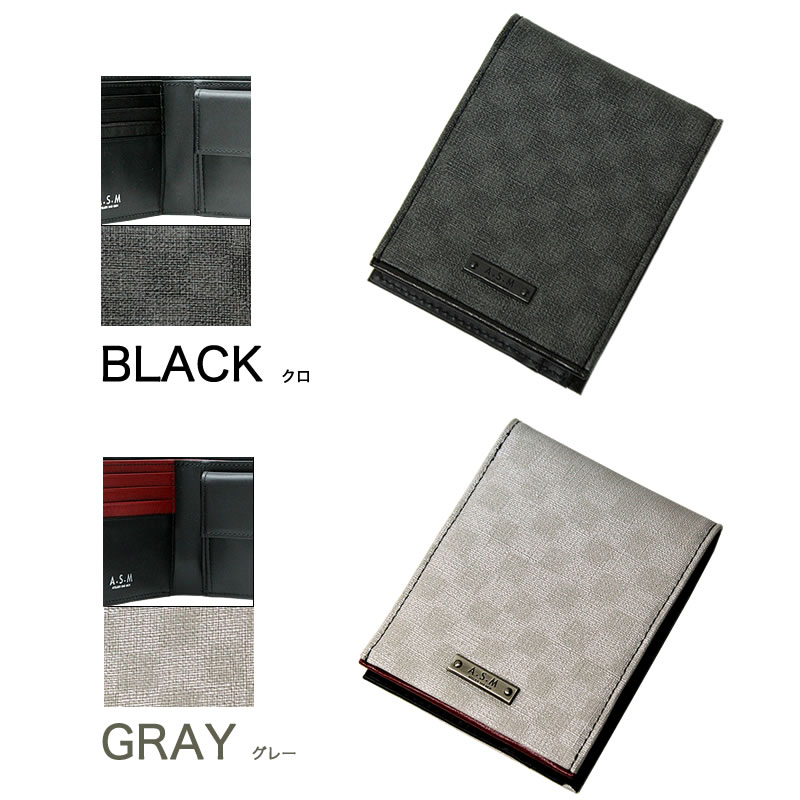 楽天市場】【二つ折り財布】送料無料 A.S.M(ATELIER SAB MEN) チェアー