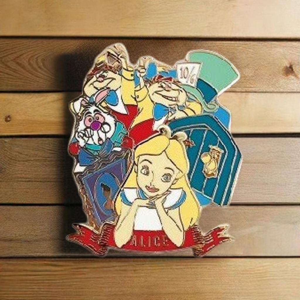 楽天市場】不思議の国のアリス ピンバッジ ディズニー アリス 帽子屋