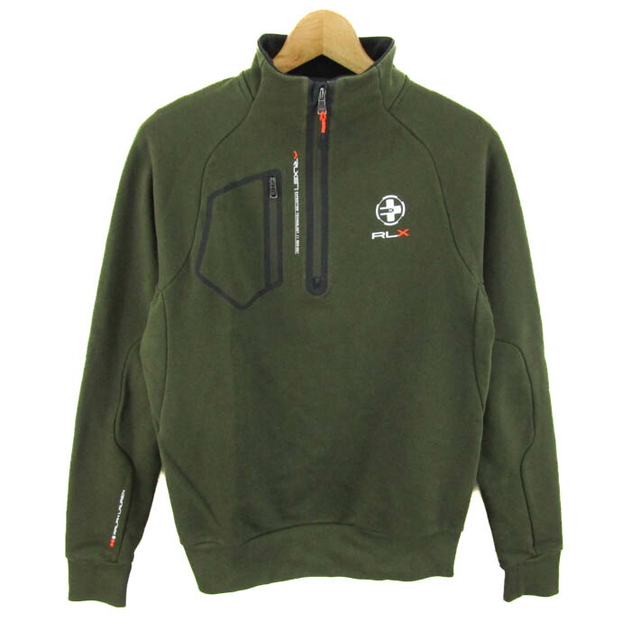 楽天市場】ラルフローレン ハーフジップ（カラーカーキグリーン