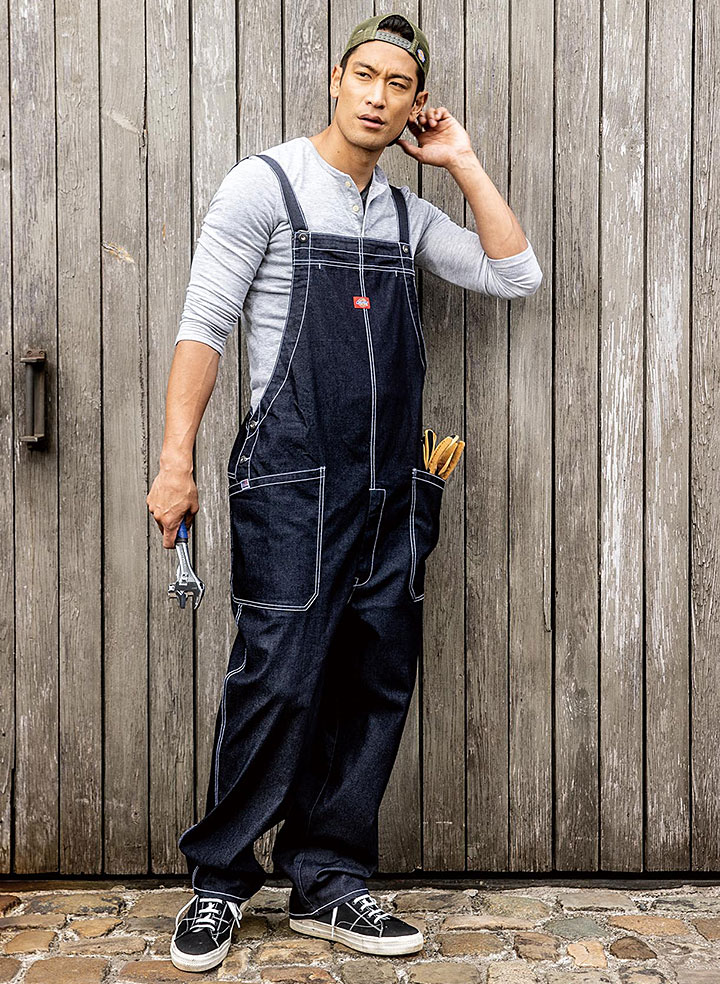 楽天市場】ディッキーズ つなぎ ストレッチデニム サロペット D-709