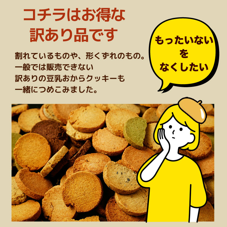 楽天市場】おからクッキー 訳あり 豆乳おからゼロクッキー ベーシック