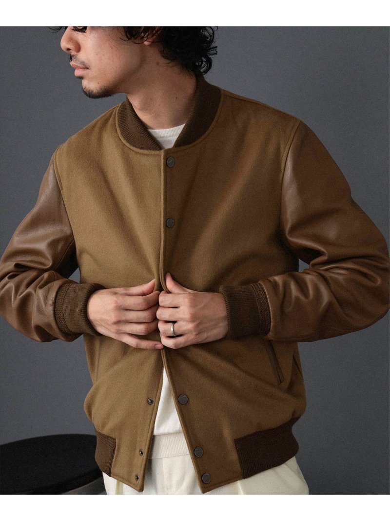 楽天市場】CINQUANTA / 別注 コンビレザー スタジャン BEAMS F