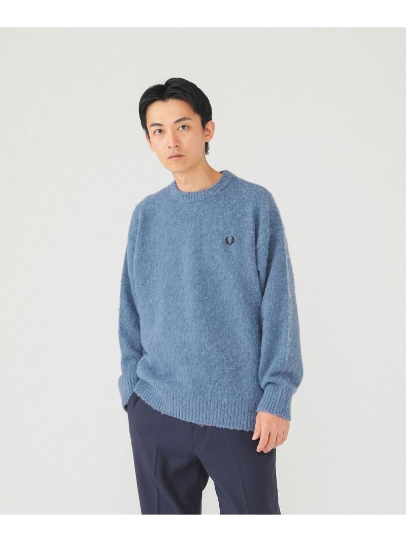 楽天市場】FRED PERRY * BEAMS / 別注 フラッフィー ニット BEAMS MEN
