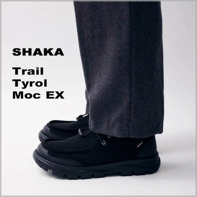 楽天市場】SHAKA Trail Tyrol Moc EX / shoes urban outdoor / Black
