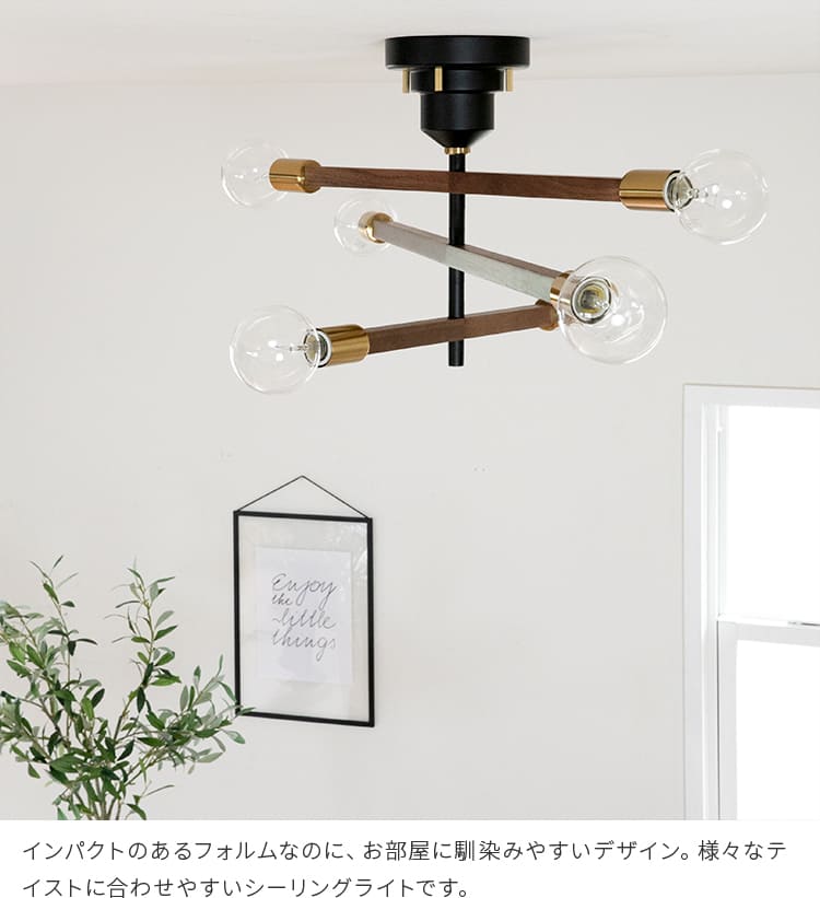 楽天市場】シーリングライト 6灯アストル バウム Astre baum インター