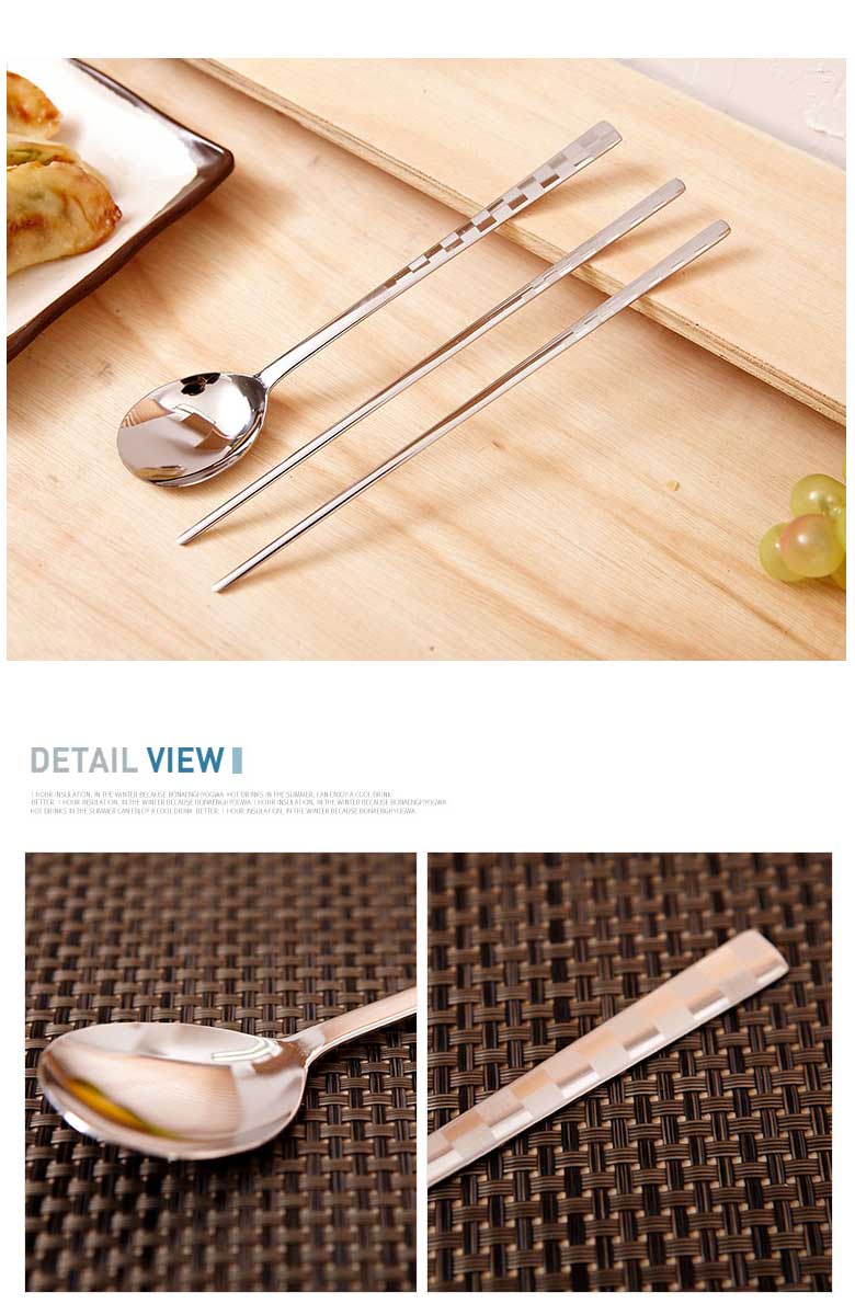 楽天市場】韓国雑貨 韓国食器 ステンレス食器 ステンレスお箸 スプーン